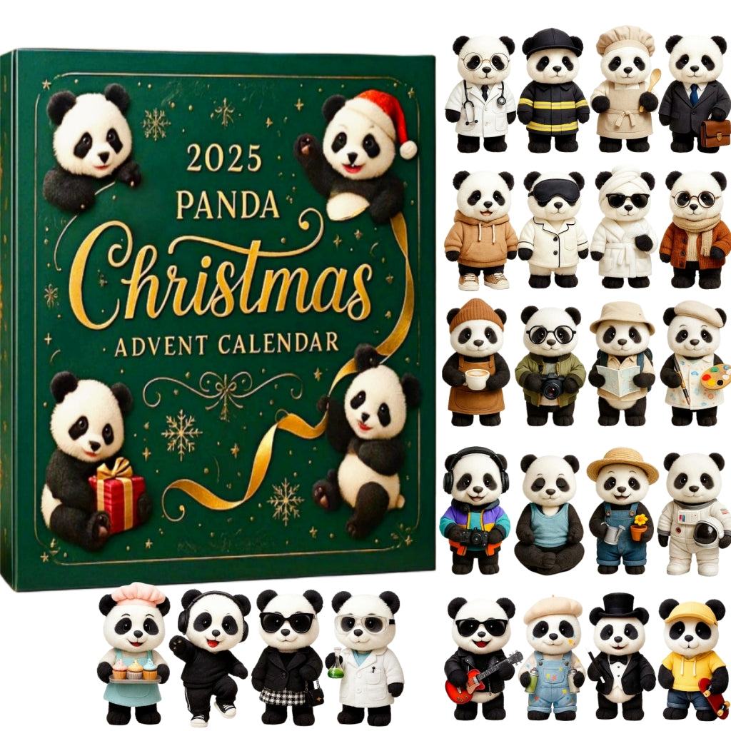 2025 Panda Christmas Advent Calendar